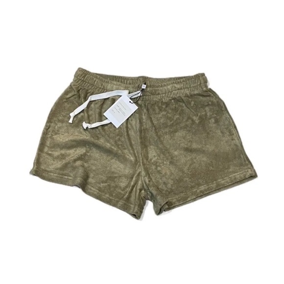 NWT, Generation Love‎ New York, Becky Terry Sweatshorts in Army - Picture 3 of 13
